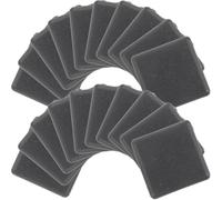 HEANUJJ Lot de 20 Bouchons de Profilé en Nylon Noir, Accessoire D'extrusion D'aluminium Étanche et Anti-poussière, Design Européen Simple et Élégant