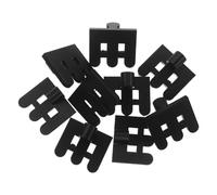 HEANUJJ Lot de 3 butées de Wagon pour Train Miniature - Supports de Rails en Plastique pour Jouets, connecteurs de Rails pour Trains Miniatures d'enfants (Filles et garçons), décoration de Noël