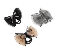 HEANUJJ Lot de 3 Pinces à Cheveux Nœud en Tissu, Élégantes et Faciles à Utiliser, pour Femmes, Ne Blessent Pas le Cuir Chevelu