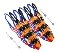 HEANUJJ Lot de 4 Sets de Sets de Paquet en Nylon pour Basket-Ball et Football, Structure Stable, Capacité de Stockage Multiple, Paquet Portable Pratique pour Ballons de Terrain Extérieur
