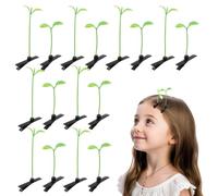 HEANUJJ Lot de 50 Épingles à Cheveux de Haricot Vert Accessoires Coiffure Artisanaux pour Filles et Garçon et Filles Décoration Capillaire Pratique et Originale Pinces Cheveux Drôles