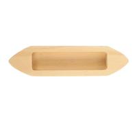 HEANUJJ Maquette de Bateau en Bois Miniature Non Peint Modèle Inachevé Petit Canoë Bois Léger Solide Décoration Chambre Bureau