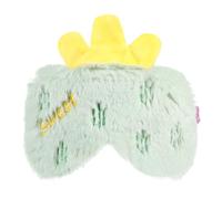 HEANUJJ Masque de Sommeil en Peluche Forme de Cactus Bandeau Doux, Occultant la Lumière, pour Avion et Salon de Beauté, Confortable et Mignon