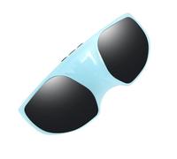 HEANUJJ Masseur Oculaire Électrique en Silicone et Plastique Bleu Massage Vibrant et Fonction pour Détente des Yeux des Conducteurs et Informaticiens