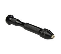 HEANUJJ Mini Perceuse Manuelle Noire avec Mandrin Ajustable en Alliage D'aluminium pour Perçage Précis sur Bois et Perles, pour Modélisme et Loisirs