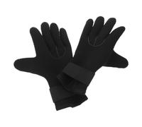 HEANUJJ Moufles de Plongée en Néoprène Noir Cinq Doigts, Confortables et Résistants pour Natation et Pêche sous-Marine, Adaptés aux Hommes et Femmes, Protection Antidérapante