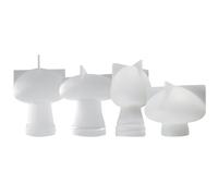 HEANUJJ Moule en Silicone 4 pcs Champignon Flexible pour résine époxy - Utilisation Polyvalente pour Bricolage et Cadeaux Faits Maison