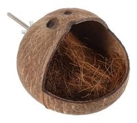 HEANUJJ Nid pour Oiseaux en Coque de Noix, Maison Suspendue pour Perroquets