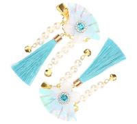 HEANUJJ Paire de Pinces à Cheveux Japonaises Forme Fleur et Éventail en Acrylique et Résine Style Traditionnel Élégant, pour Usage Quotidien