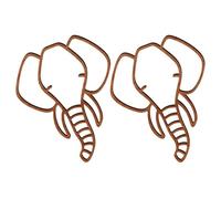 HEANUJJ Panneaux Muraux en Bois Représentant des Animaux 2pcs en Bois de Tilleul Motifs Évidés Installation Facile Décor Rustique pour Chambre ou Maternelle