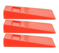 HEANUJJ Petit Coin d'Abattage 3 Pièces 5 Pouces Plastique Orange pour Outils de Coupe et Exploitation Forestière