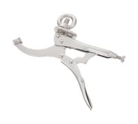 HEANUJJ Pince de Fixation pour Perceuse à Colonne en Acier Carbone Argenté, Robuste et Sécurisée, pour Usage Professionnel et Maintien D'atelier