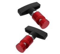 HEANUJJ Pince de Support en Aluminium pour Tige de Vérin de Capot Voiture 2pcs, Fixation Antidérapante Robuste pour Levage du Capot et Coffre Situations de Support