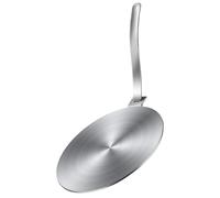 HEANUJJ Plaque de Diffusion de Chaleur Inox 280x3,4 Mm pour Cuisinière Gaz et Induction, Convertisseur Induction Ronde Compatible Casseroles Fonte Émaillée, Adaptateur Cuisson Répartition