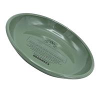 HEANUJJ Plate Émaillée Rétro en Fer Pratique et Épaissie pour Service de Thé et Snacks, pour Camping et Table à Manger, Assiette de Restaurant Solide et Élégante