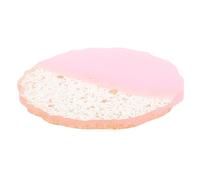 HEANUJJ Plateau de Mélange pour Nail Art en Résine Rose, Palette Ronde Feuille D’or, Support Compact pour Vernis à Ongles et Présentoir à Ongles, Accessoires pour Nail Art Professionnels