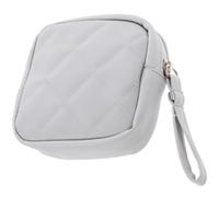 HEANUJJ Pochette Menstruelle Multifonction Portable en PU Design Élégant et Simple, Organisateur de Serviettes Hygiéniques pour Voyage à Main Pratique