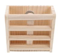 HEANUJJ Porte-Cochon d'Inde en Bois pour Cage Intérieure, Mangeoire à Foin Surface Lisse, Facile à Nettoyer, Support Pratique pour Petits Animaux et Lapins