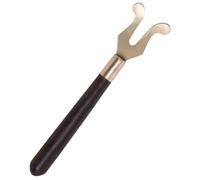 HEANUJJ Porte-thé Gongfu en Fer Manche en Bois, Fourchette à Pince Résistante la Chaleur pour Accessoires Thé, pour Boire le Thé et Servir des Amuse-gueules