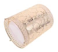 HEANUJJ Poubelle Élégante en Fer Forgé pour Chambre et Salle de Bain, Petite Corbeille Ronde Compacte, Poubelle Domestique Portable Multifonction pour Bureau, la Cuisine et Toilettes,