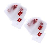 HEANUJJ Sachets Filtre à Thé en Nylon Blanc Maintien Lot de 100 Structure en Maille Fine et Filtration des Résidus pour Infusion de Thé en Vrac