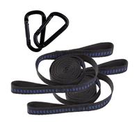 HEANUJJ Sangles de Fixation de Câbles Robustes pour Hamac en Polyester Boucles, Kit Facile à Installer 1 Set pour Arbres, Camping et Pêche