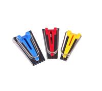 HEANUJJ Set De 3 Outils Fabricant De Ruban De Biais En Plastique 22Mm 16Mm 10Mm Pour Patchwork Et Couture Ensemble De Couture Pour Création De Courtepointes
