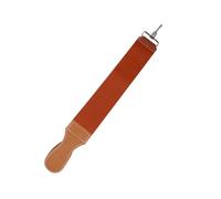 HEANUJJ Strop en Cuir de Vachette Double Couche pour Rasoir Droit Tissu à Aiguiser Professionnel Sangle D’Affûtage Résistante pour Entretien Rasage Usage Barbier et Personnel