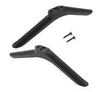 HEANUJJ Support de Base pour Téléviseur 32 Pouces Patins Antidérapants et Vis, Pied de Fixation en Métal Noir, sans Perçage, Conçu pour Téléviseurs Intelligents et Espaces Domestiques