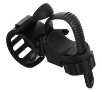 HEANUJJ Support de Lampe de Vélo pour Fixation Rapide en Plastique Noir Rotation 360° pour Activités en Plein Air et Balades Nocturnes