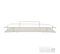 HEANUJJ Support de Rangement Mural pour Routeur, Rack Mural pour Routeur, Fer Blanc, sans Perçage, pour Télévision et Boîtier TV, Display Small Things, Installation Facile