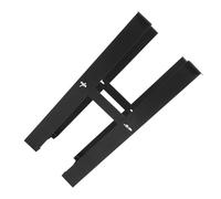 HEANUJJ Support de Tour D'ordinateur Noir en Acier Carbone Réglable Structure Pratique et Capacité de Charge Élevée pour Rangement sous Bureau