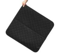 HEANUJJ Tapis Absorbant L'Urine Imperméable pour Siège Coussin de Chaise en Polyester Noir Surface Lavable et Fond Antidérapant Protection Multi-Usage pour Fauteuils Sièges Auto et
