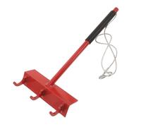 HEANUJJ Tendeur de Clôture de 28 Pouces en Acier Inoxydable Rouge avec Crochet de Câble Réglage de Tension Lisse pour Rénovation et Entretien des Clôtures à Mailles et Fils Barbelés