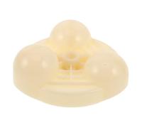 HEANUJJ Tête de Massage Triple Rouleau en Plastique Beige pour Fauteuil Massant et Spa, Accessoire de Remplacement Ergonomique Connexion Rapide pour Relaxation à Domicile