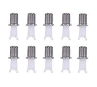 HEANUJJ Têtes de Rechange Capuchon Plastique 10pcs pour Tondeuse à Poils de Nez en Acier Design Compact et Coupe Indolore Entretien Facile
