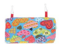 HEANUJJ Tunnel en Peluche pour Petits Animaux Hamac Suspendu, Pratique pour Hamster et Petit Rongeur, pour Sol ou Canapé, Crée Un Coin Confortable