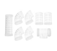HEANUJJ Tunnel Set Ensemble Blanc Cage pour en Hamster Plastique 1 Matériau Épaissi, Accessoire D'extension et Enclos de Petits Animaux Gerbils