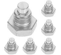 HEANUJJ Vis de Poignée du Cric Horizontal en Fer Argenté, 8pcs, Filetage 12x1.75mm, Fixation Stable pour Réparation de Vérin Hydraulique