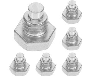HEANUJJ Vis de Poignée du Cric Horizontal en Fer Argenté, 8pcs, Filetage 12x1.75mm, Fixation Stable pour Réparation de Vérin Hydraulique