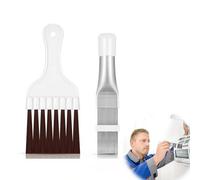 Heanvmyss Brosse De Nettoyage Condenseur De Climatiseur,2 Pièces Peigne d'Aileron,Kit Nettoyage Climatisation Split,Brosse à Ailettes pour Nettoyage Radiateur,Evaporateur,Serpentins de Réfrigérateur