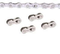 Heanvmyss Chaîne de Vélo,4 Paire Bicyclette Manquant Lien 11 Vitesse,Attache Rapide Maillon Rapide Chaine Velo,Pièces de Connecteur de Liaison à Chaîne en Vélo pour 11 Vitesses Chaîne