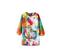 Heanvmyss Tablier Peinture Enfant,Tablier pour Enfants de 3 à 8 Ans,Imperméable avec Poche,Manches Longues,Blouse Réutilisable Ajustable pour Cuisiner,Manger,Arts,Artisanat,Garçon