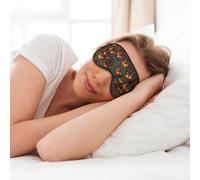 Heaps of Orange Masque de sommeil pour les yeux Motif papillons monarques et papillons