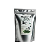Heapwell Superfoods Poudre de matcha de cérémonie de 1 kg - Thé vert japonais 100 % pur - Emballage en vrac pour cafés, restaurants, thé aux bulles - Parfait pour matcha latte, et plus encore