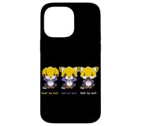 Hear No Evil See Evil Talk No Evil Genderquer Et Nonbinary Coque pour iPhone 14 Pro Max