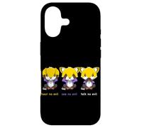 Hear No Evil See Evil Talk No Evil Genderquer Et Nonbinary Coque pour iPhone 17