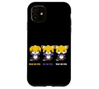 Hear No Evil See Not an Evil Talk No Evil Nonbinary Foxes Coque pour iPhone 11