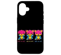 Hear No Evil See Not an Evil Talk No Evil Pansexual Foxes Coque pour iPhone 16