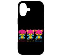 Hear No Evil See Not an Evil Talk No Evil Pansexual Foxes Coque pour iPhone 17